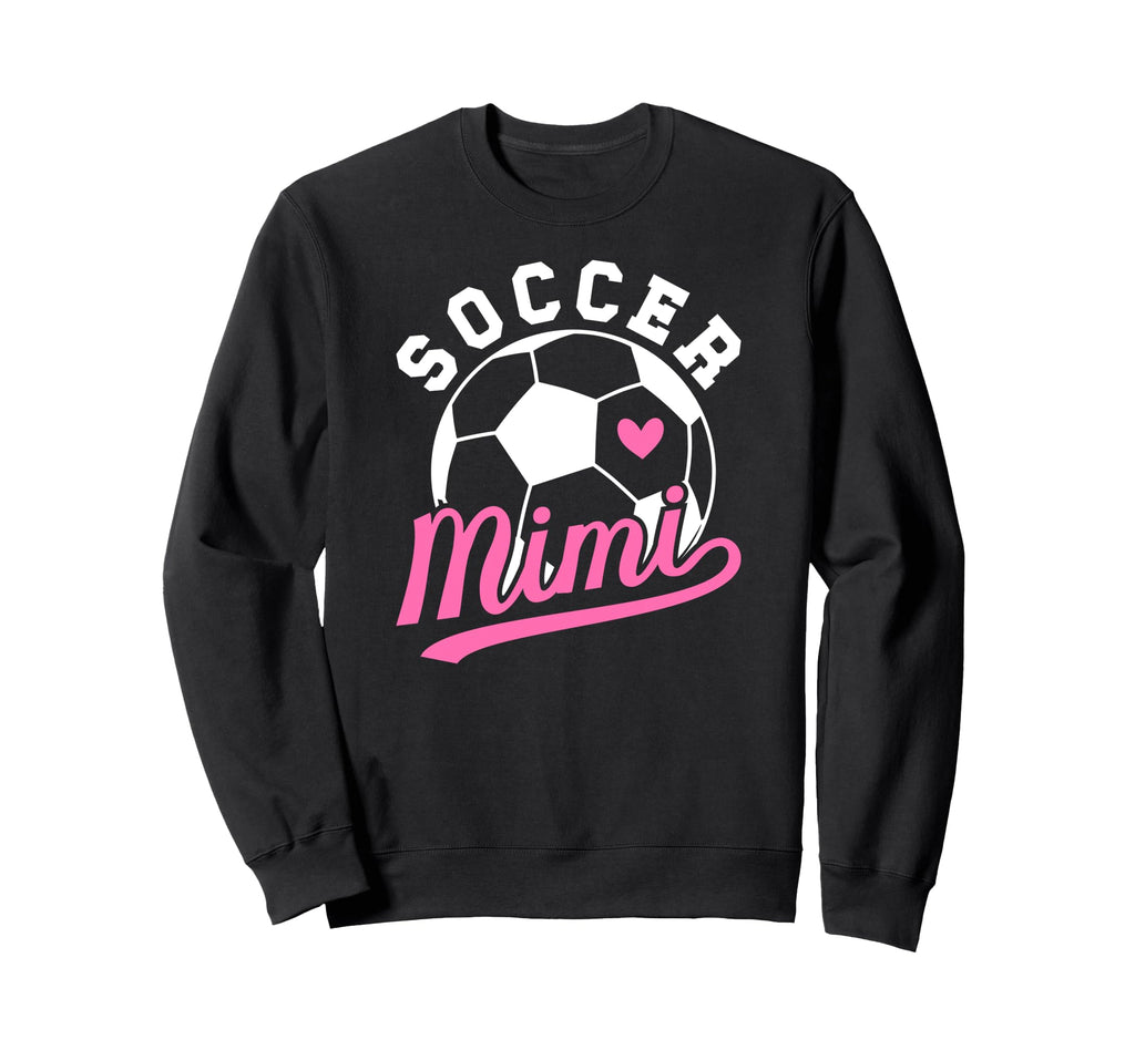 Soccer Mimi Heart Grandma Mimi Sweatshirt - Fun Novelty Design Men Women - T-Shirt, Sweatshirt, Hoodie