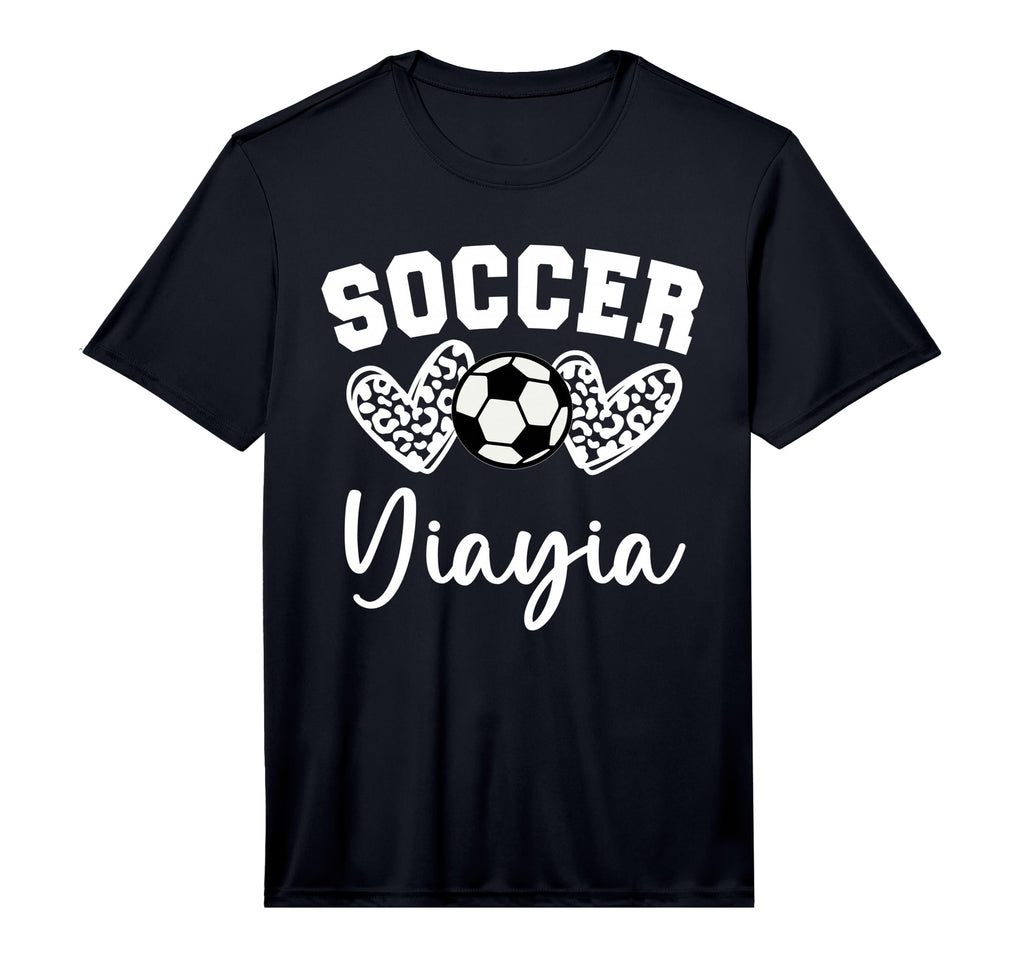 Soccer Yiayia Matching Family Soccer T-Shirt - Trendy Graphic for Adults - T-Shirt, Sweatshirt, Hoodie
