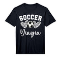 Soccer Yiayia Matching Family Soccer T-Shirt - Trendy Graphic for Adults - T-Shirt, Sweatshirt, Hoodie