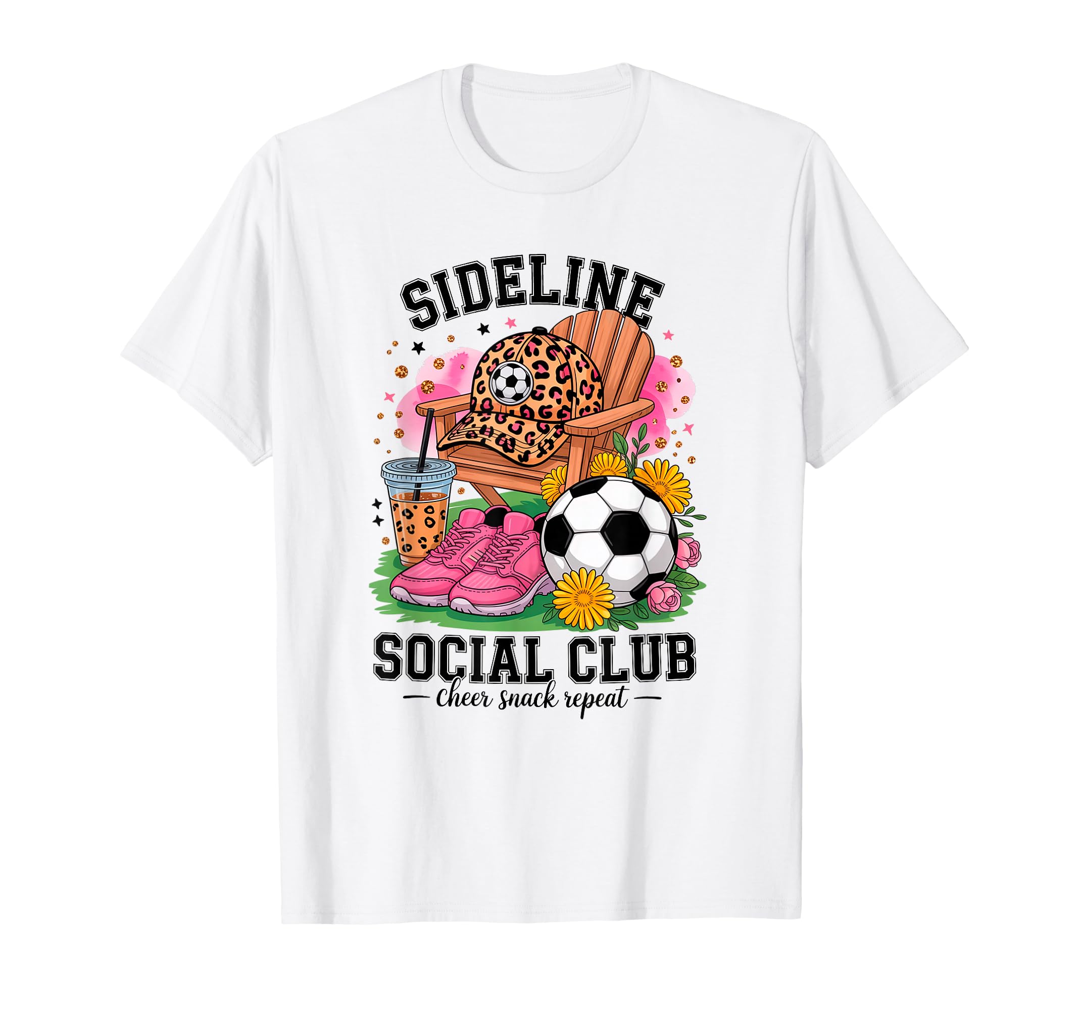 Sideline Social Club Soccer Mom Game T-Shirt - Novelty Apparel Men Women - T-Shirt, Sweatshirt, Hoodie