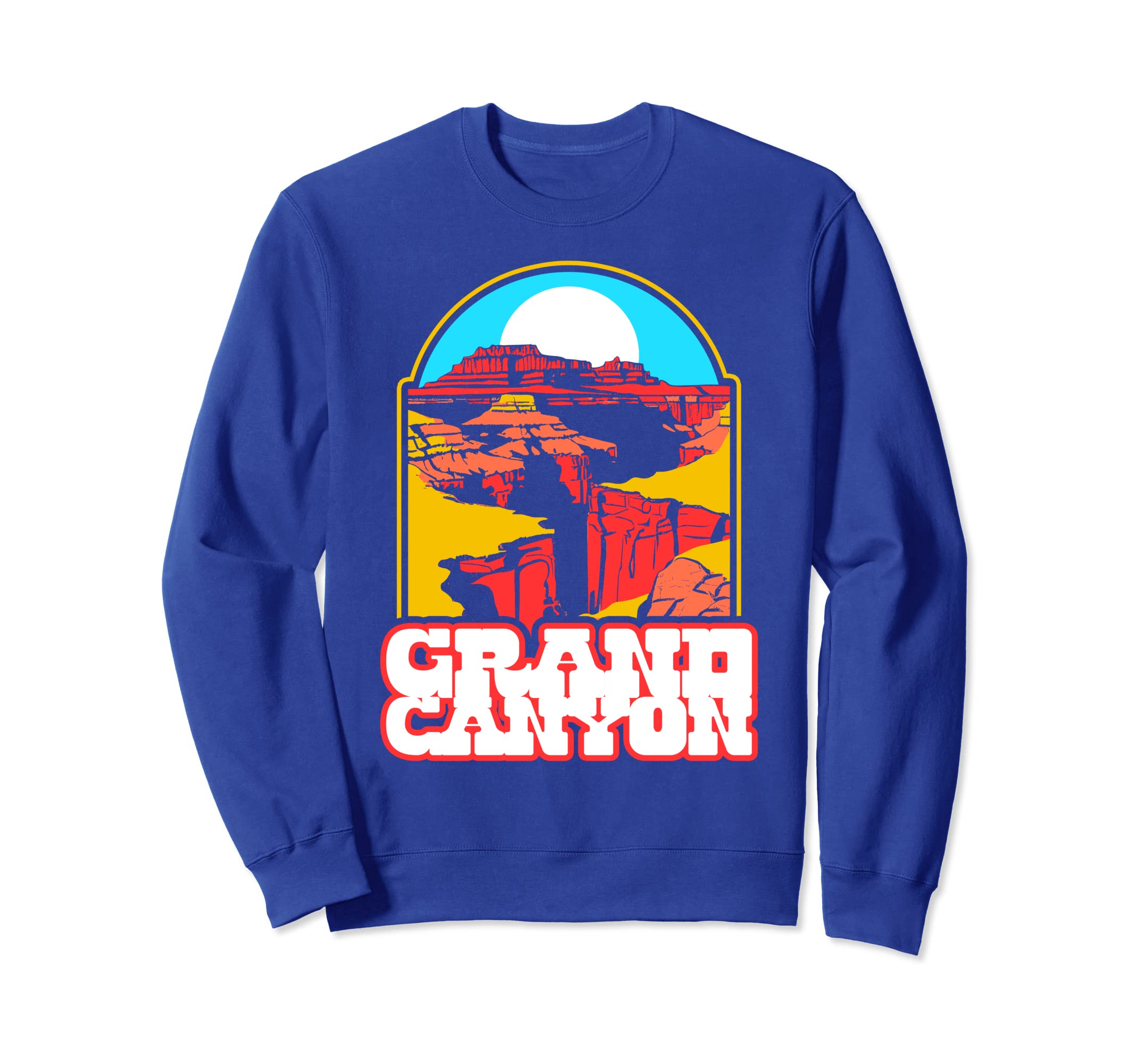 Grand Canyon National Park Eighties Sweatshirt - Novelty Apparel for Adults - T-Shirt, Sweatshirt, Hoodie