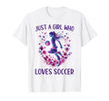 Just Who Loves Soccer Soccer Lovers T-Shirt - Minimalist Print for Adults - T-Shirt, Sweatshirt, Hoodie