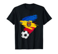 Moldova Soccer Football Flag T-Shirt - Graphic Print Men Women - T-Shirt, Sweatshirt, Hoodie