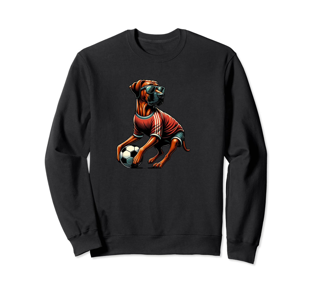 Rodesian Ridgeback Dog Soccer Sweatshirt - Casual Everyday Wear for Adults - T-Shirt, Sweatshirt, Hoodie