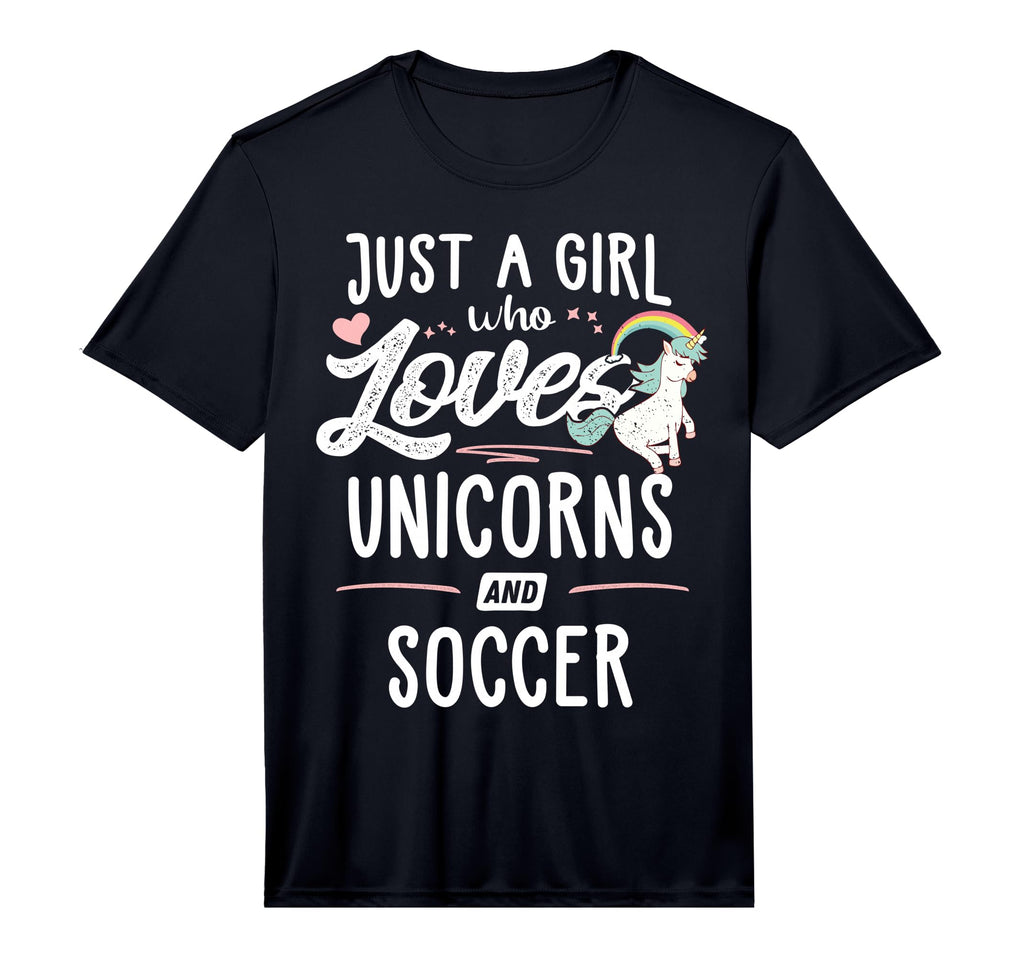 Just Who Loves Unicorns And Soccer T-Shirt - Custom Art Print Unisex - T-Shirt, Sweatshirt, Hoodie