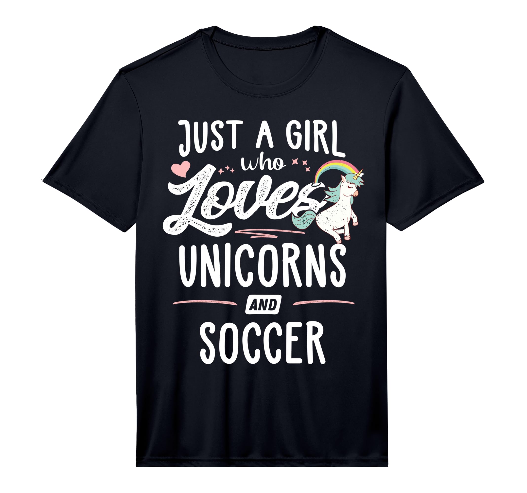 Just Who Loves Unicorns And Soccer T-Shirt - Custom Art Print Unisex - T-Shirt, Sweatshirt, Hoodie