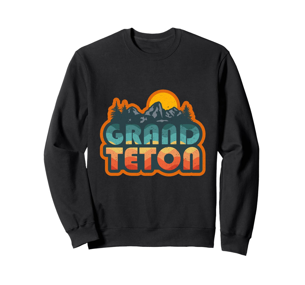 Grand Teton National Park Mountain Sweatshirt - Aesthetic Graphic Unisex - T-Shirt, Sweatshirt, Hoodie