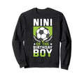 Nini Birthday Soccer Player Bday Sweatshirt - Custom Art Print Men Women - T-Shirt, Sweatshirt, Hoodie