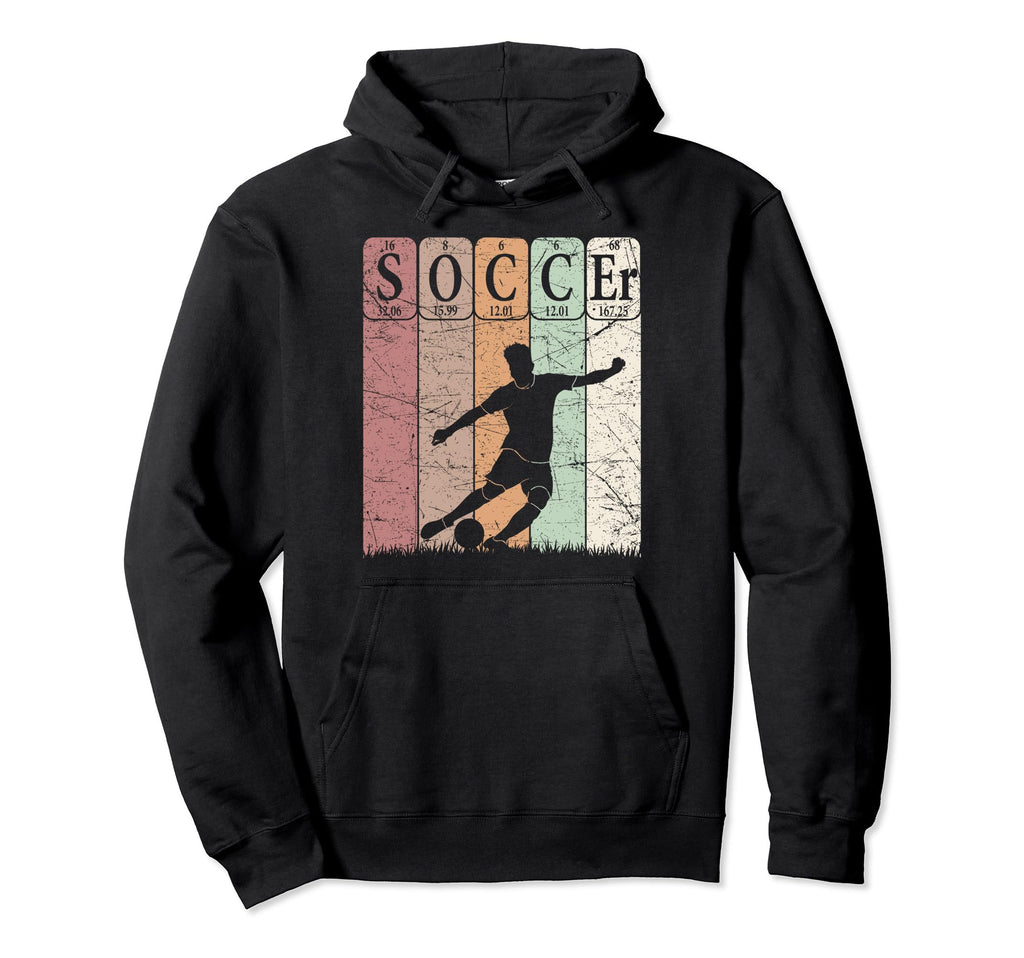 Soccer Periodic Table Elements Soccer Hoodie - Minimalist Print Unisex - T-Shirt, Sweatshirt, Hoodie