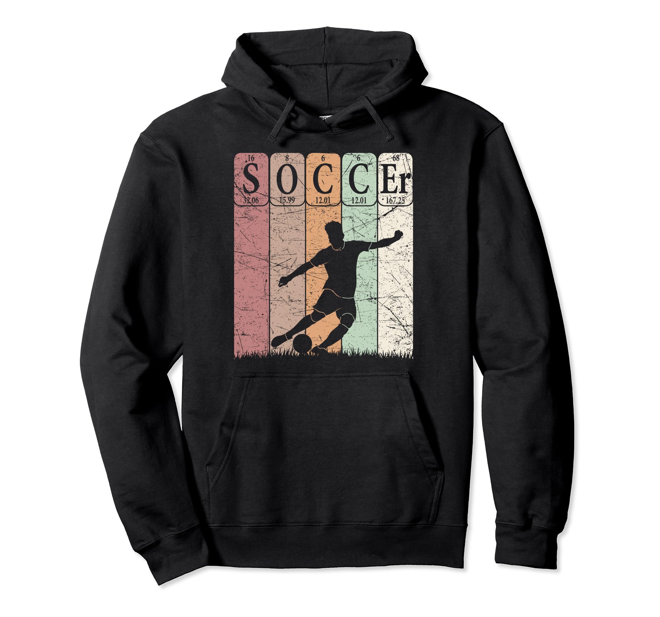 Soccer Periodic Table Elements Soccer Hoodie - Minimalist Print Unisex - T-Shirt, Sweatshirt, Hoodie