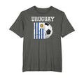 Uruguay Flag Soccer Futbol Football T-Shirt - Custom Art Print for Adults - T-Shirt, Sweatshirt, Hoodie