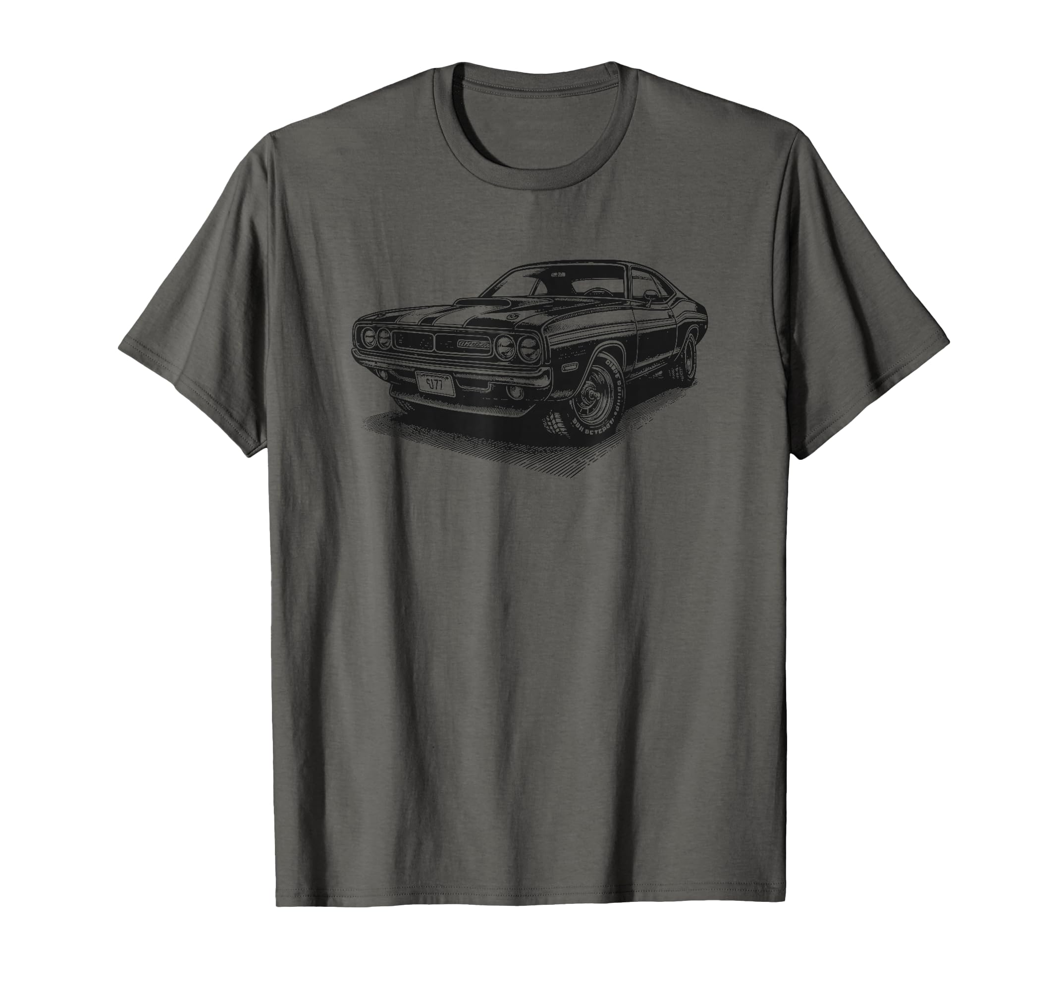 American Muscle Car 60S 70S Car Lover T-Shirt - Unique Graphic for Adults - T-Shirt, Sweatshirt, Hoodie
