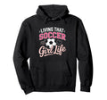 Living That Soccer Life Hoodie - Graphic Print Men Women - T-Shirt, Sweatshirt, Hoodie