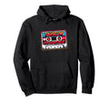 Raised 90S Hip Hop Old School Cassette Hoodie - Unique Graphic for Adults - T-Shirt, Sweatshirt, Hoodie