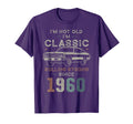 Born 1960 Im Not Old Im 66Th Birthday T-Shirt - Minimalist Print Men Women - T-Shirt, Sweatshirt, Hoodie