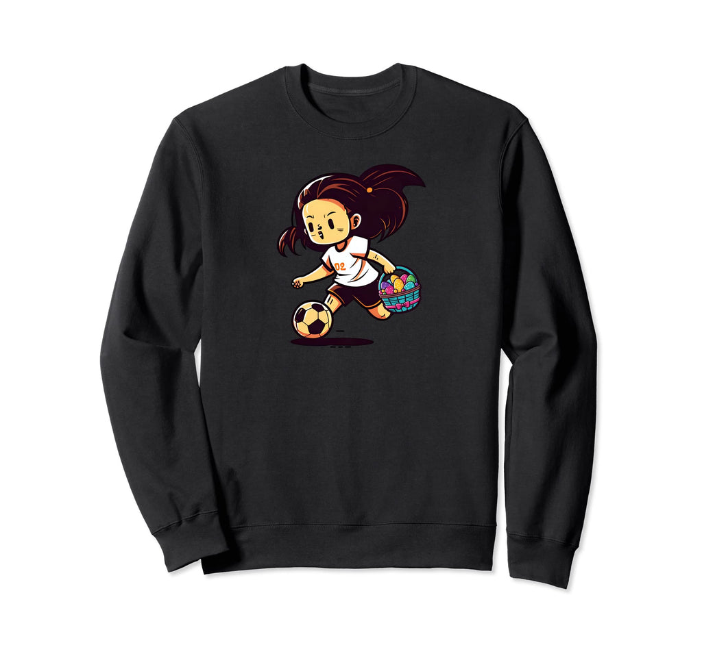 Playing Soccer Easter Eggs Soccer Sweatshirt - Custom Art Print Men Women - T-Shirt, Sweatshirt, Hoodie