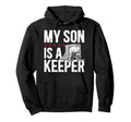 Ice Hockey Keeper Dad Hockey Hoodie - Casual Everyday Wear for Adults - T-Shirt, Sweatshirt, Hoodie