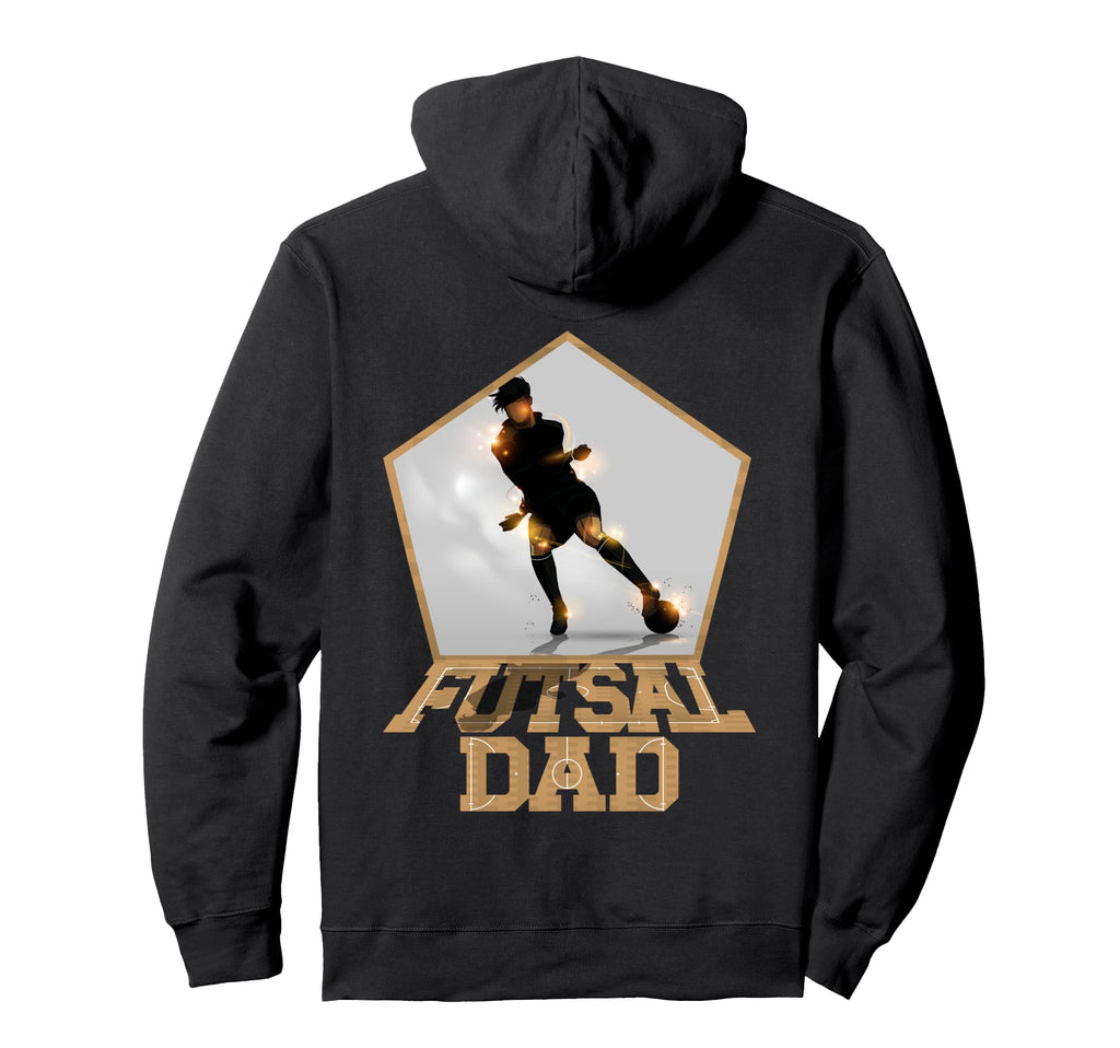 Soccer Football Futsal Dad Playing Hoodie - Minimalist Print Men Women - T-Shirt, Sweatshirt, Hoodie