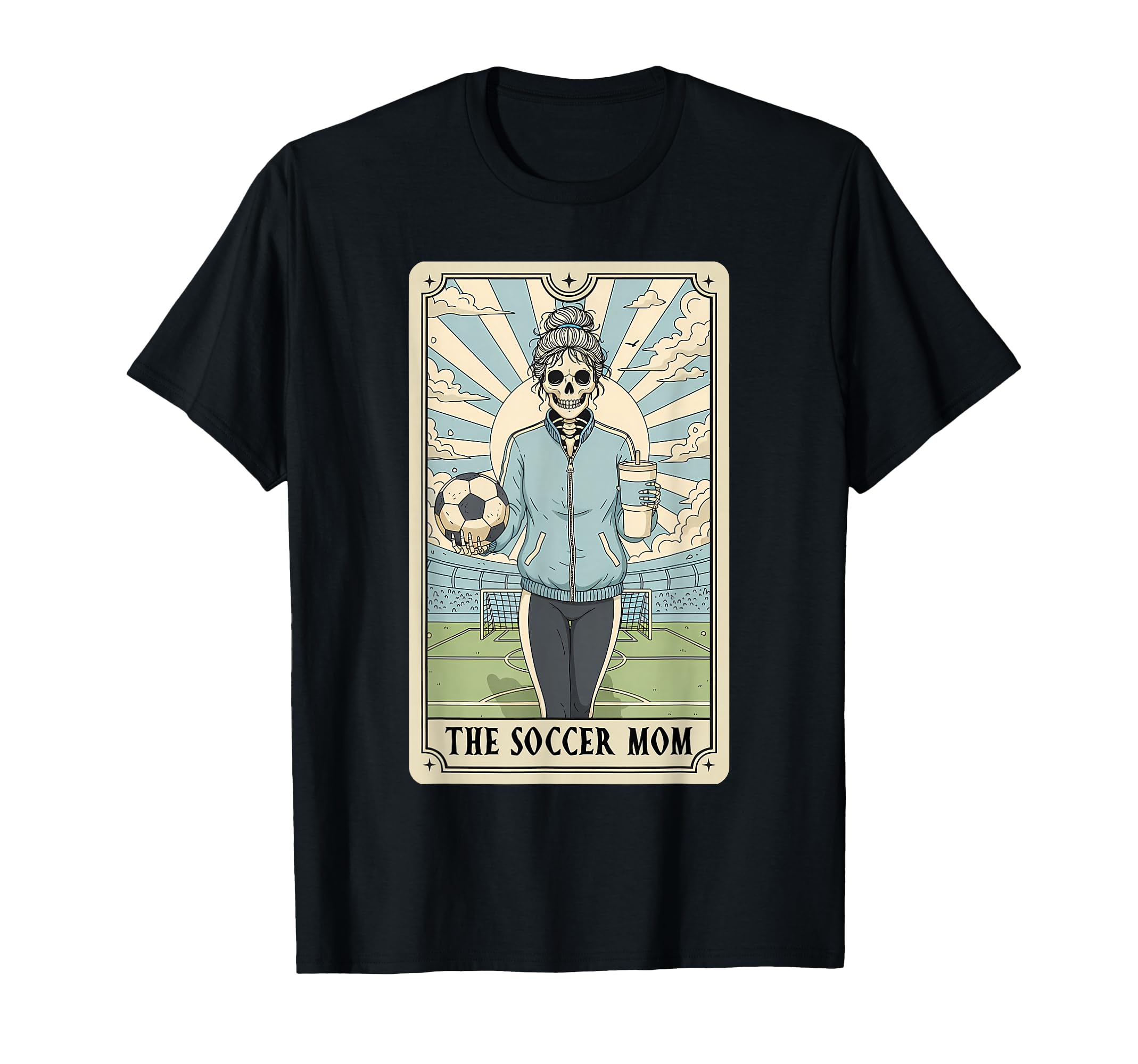 Soccer Mom Tarot Card Soccer Mama T-Shirt - Custom Art Print for Adults - T-Shirt, Sweatshirt, Hoodie