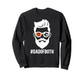 Dad Both Soccer Basketball Dad Ballers Sweatshirt - Graphic Print Unisex - T-Shirt, Sweatshirt, Hoodie
