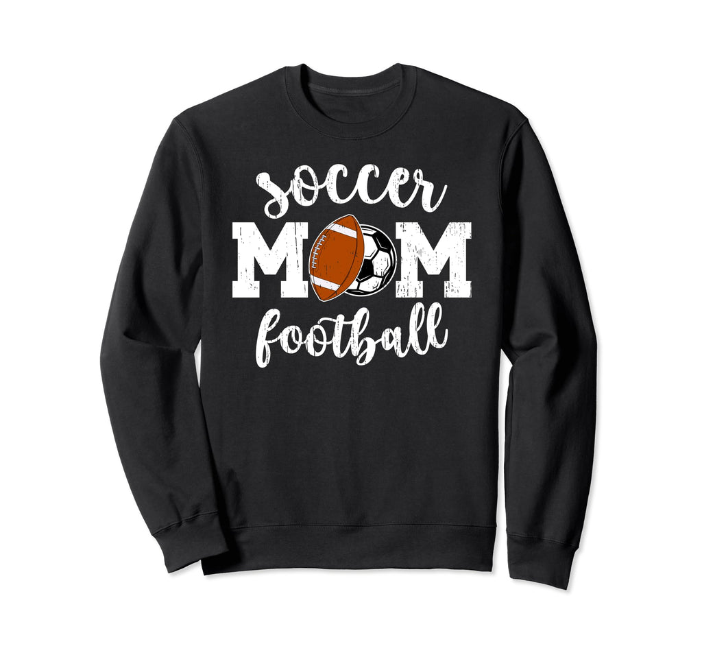 Soccer Football Mom Ballers Football Sweatshirt - Graphic Print Unisex - T-Shirt, Sweatshirt, Hoodie