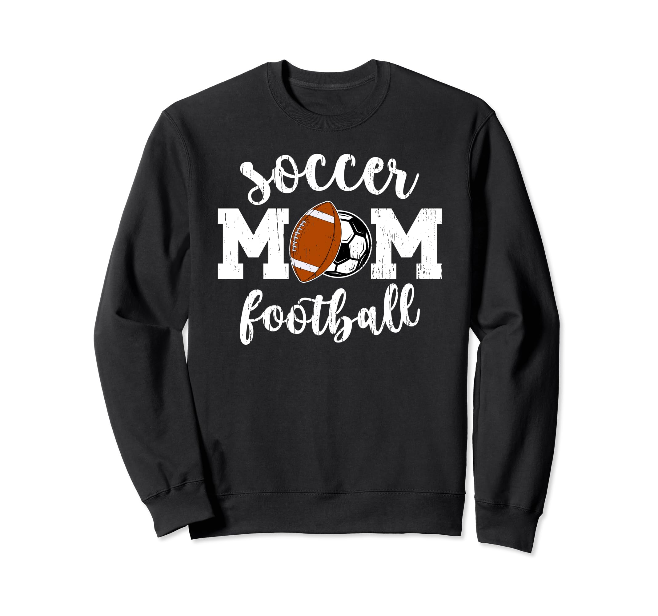Soccer Football Mom Ballers Football Sweatshirt - Graphic Print Unisex - T-Shirt, Sweatshirt, Hoodie