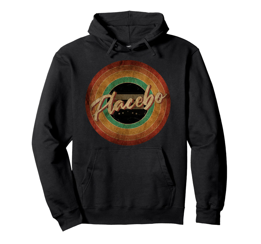 Placebo Circle Art Cassette Tape 90S Hoodie - Minimalist Print for Adults - T-Shirt, Sweatshirt, Hoodie