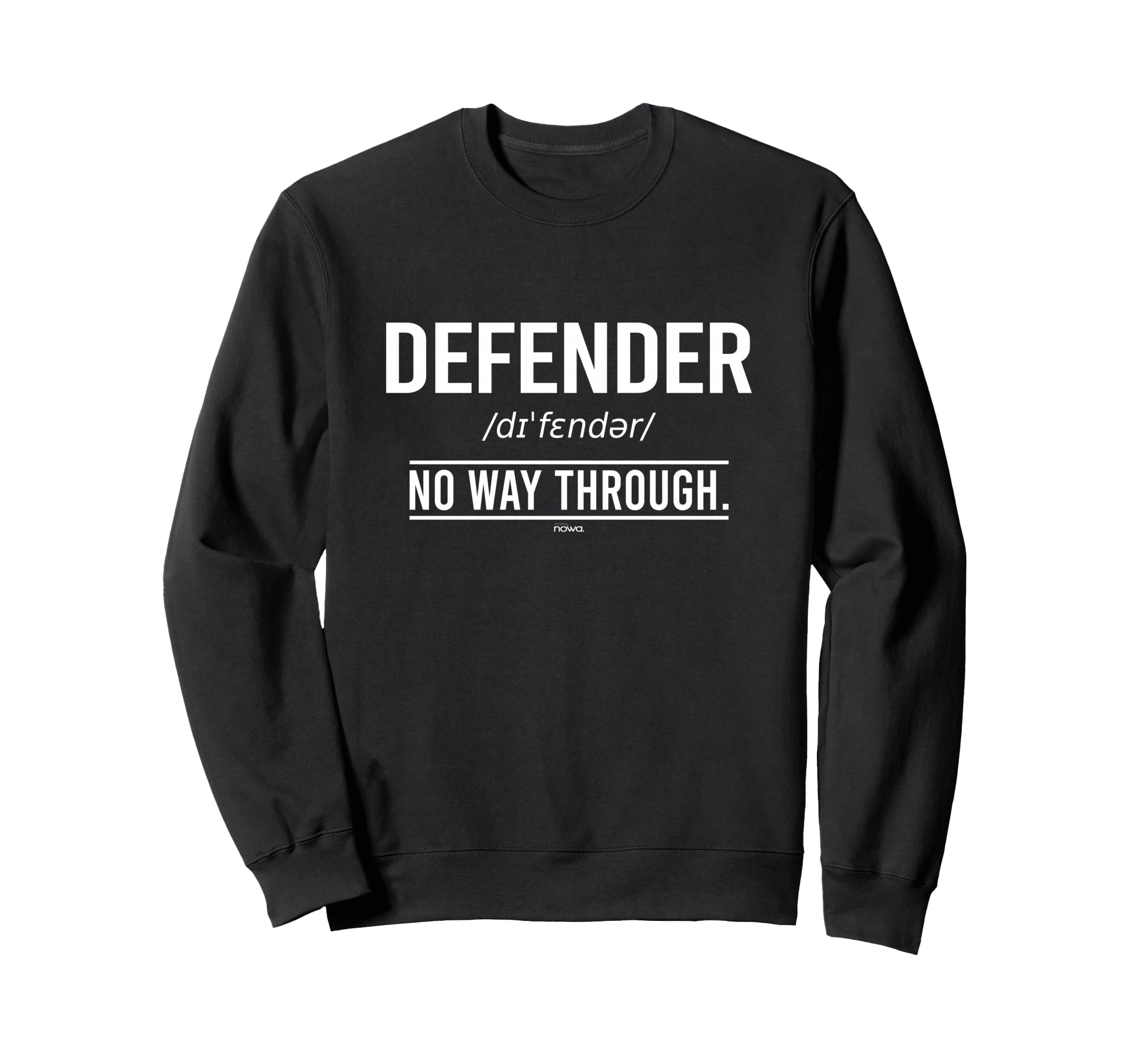 Hoops Nowa Football Motivation Sweatshirt - Fun Novelty Design Men Women - T-Shirt, Sweatshirt, Hoodie