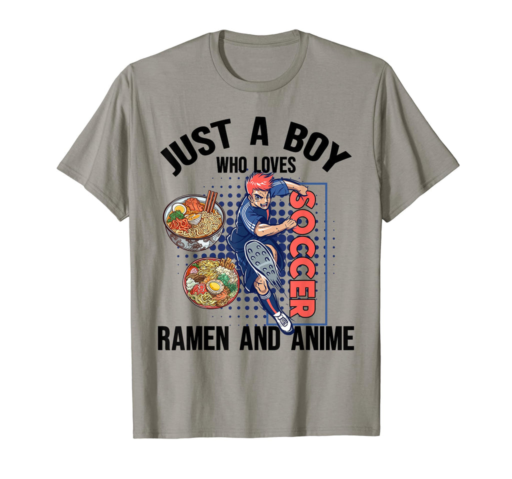 Just Who Loves Soccer Ramen And T-Shirt - Custom Art Print for Adults - T-Shirt, Sweatshirt, Hoodie