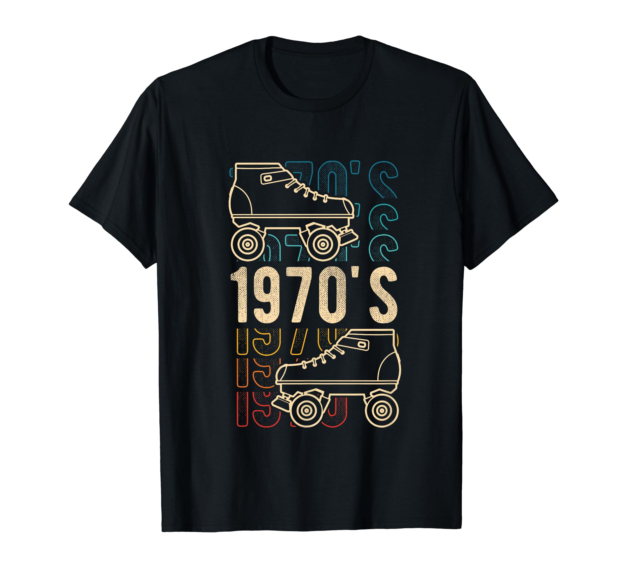 1970S Roller Skates Skating Lifestyle T-Shirt - Graphic Print Men Women - T-Shirt, Sweatshirt, Hoodie