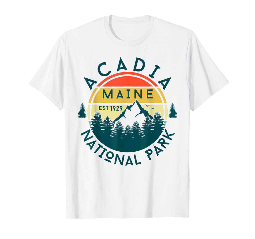 Acadia National Park Maine Hiking T-Shirt - Unique Graphic for Adults - T-Shirt, Sweatshirt, Hoodie