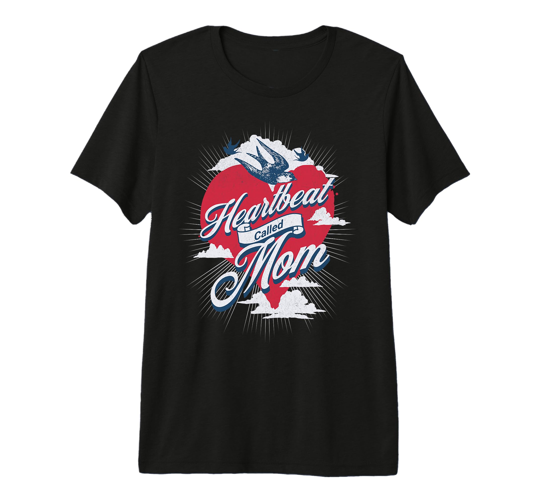 Heartbeat Called Mom Mothers T-Shirt - Fun Novelty Design Men Women - T-Shirt, Sweatshirt, Hoodie