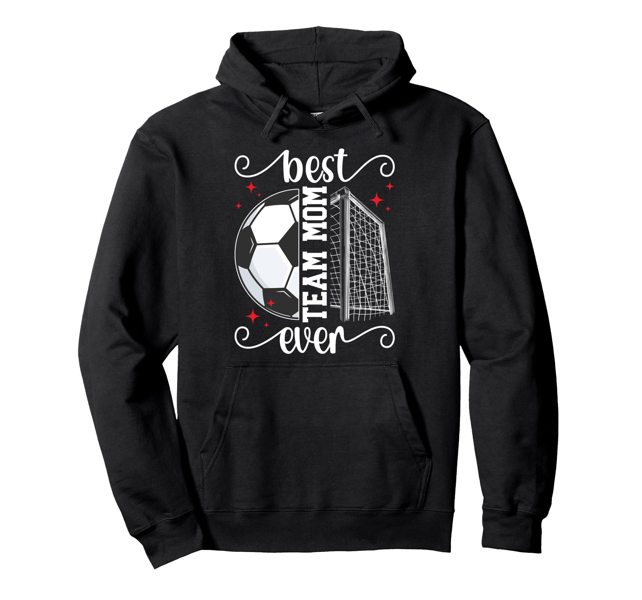 Best Soccer Team Mom Ever Soccer Team Hoodie - Minimalist Print Men Women - T-Shirt, Sweatshirt, Hoodie