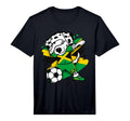 Dabbing Dalmatian Jamaica Soccer Fans T-Shirt - Unique Graphic for Adults - T-Shirt, Sweatshirt, Hoodie