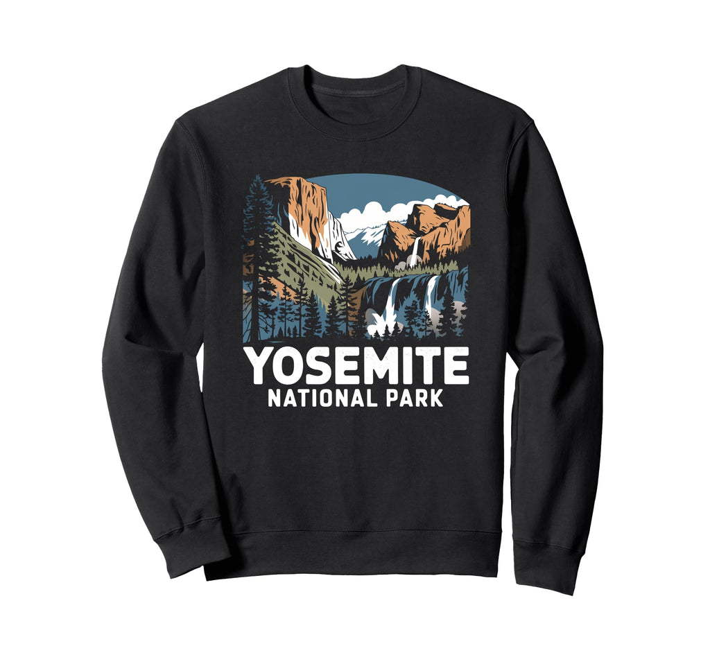 Yosemite Falls California National Sweatshirt - Novelty Apparel Men Women - T-Shirt, Sweatshirt, Hoodie