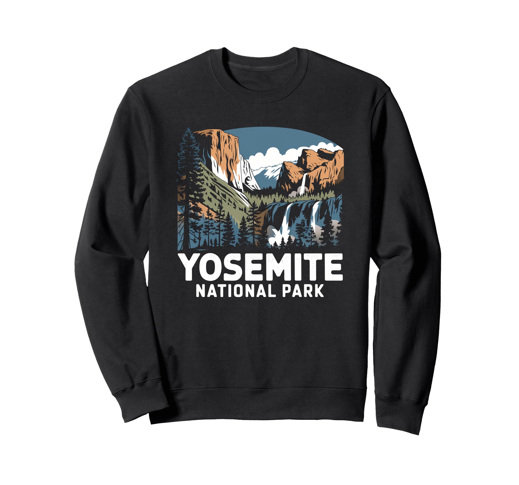 Yosemite Falls California National Sweatshirt - Novelty Apparel Men Women - T-Shirt, Sweatshirt, Hoodie