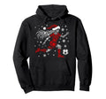 Santa Holiday Snowflakes Soccer Player Hoodie - Casual Everyday Wear Unisex - T-Shirt, Sweatshirt, Hoodie