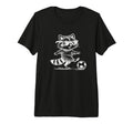 Raccoon Soccer Player Sunglasses Fun T-Shirt - Novelty Apparel for Adults - T-Shirt, Sweatshirt, Hoodie