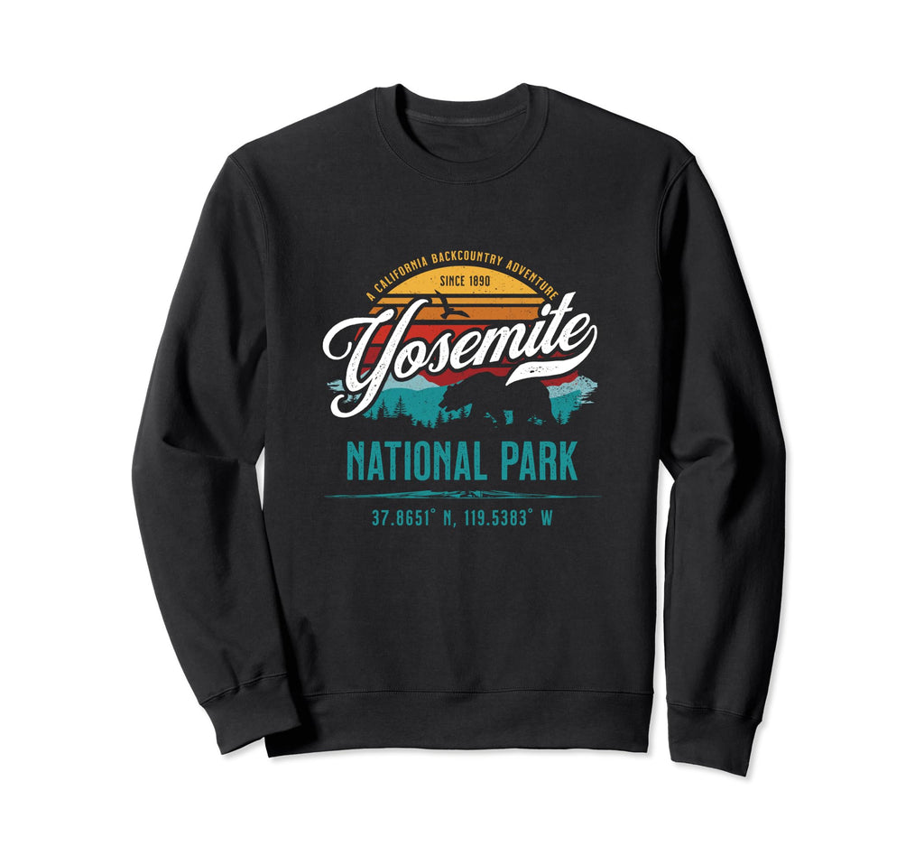 Yosemite National Park Sun Vacation Sweatshirt - Aesthetic Graphic Unisex - T-Shirt, Sweatshirt, Hoodie