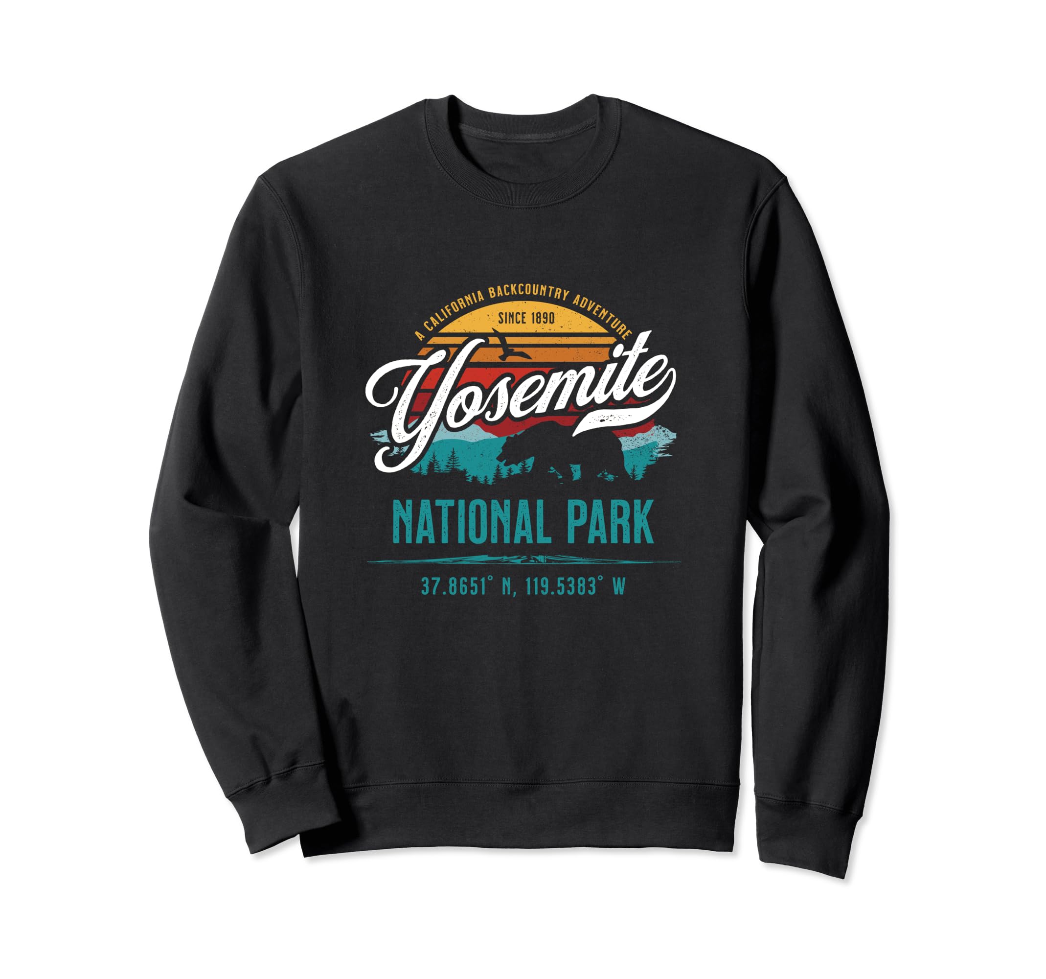 Yosemite National Park Sun Vacation Sweatshirt - Aesthetic Graphic Unisex - T-Shirt, Sweatshirt, Hoodie