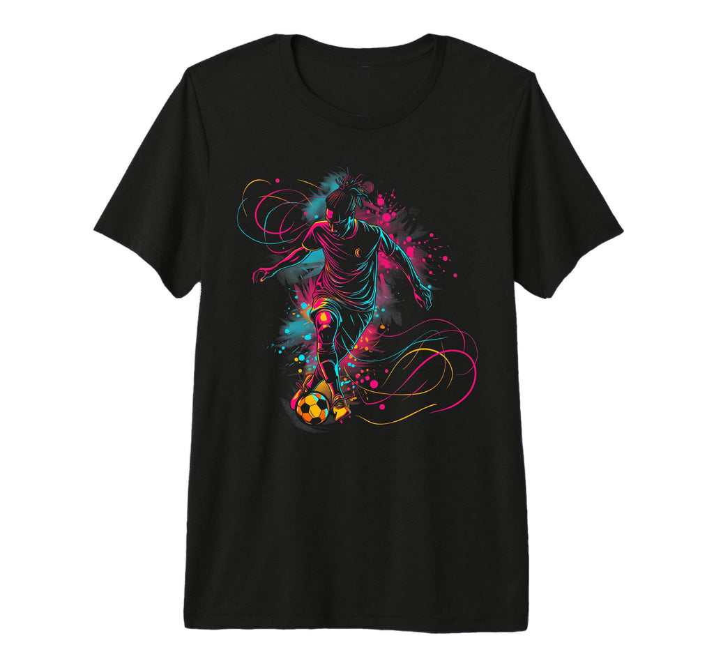 Soccer Player Sports Tri Blend T-Shirt - Graphic Print Unisex - T-Shirt, Sweatshirt, Hoodie