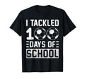I Tackled 100 Days School Soccer T-Shirt - Casual Everyday Wear for Adults - T-Shirt, Sweatshirt, Hoodie
