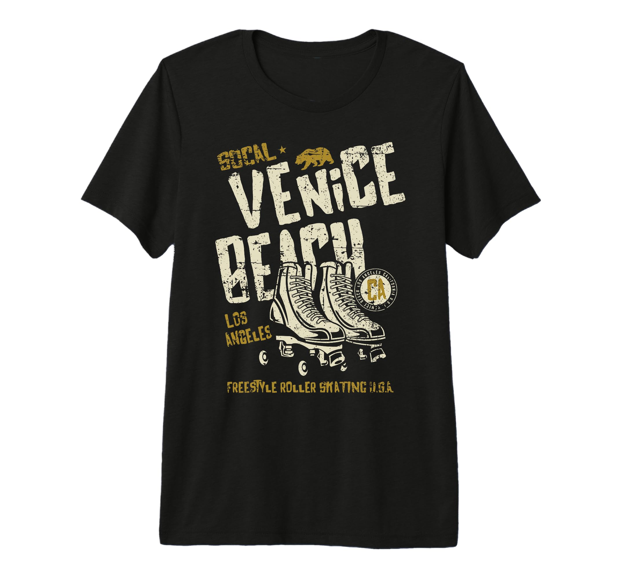 Venice Beach California Roller Skate T-Shirt - Novelty Apparel Men Women - T-Shirt, Sweatshirt, Hoodie