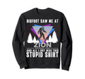 Zion National Park Utah Bigfoot Sweatshirt - Custom Art Print Unisex - T-Shirt, Sweatshirt, Hoodie