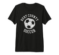 Burt County Soccer Distressed 90S Tri T-Shirt - Fun Novelty Design Unisex - T-Shirt, Sweatshirt, Hoodie