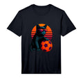 Cat Soccer Ball Soccer Player T-Shirt - Novelty Apparel for Adults - T-Shirt, Sweatshirt, Hoodie