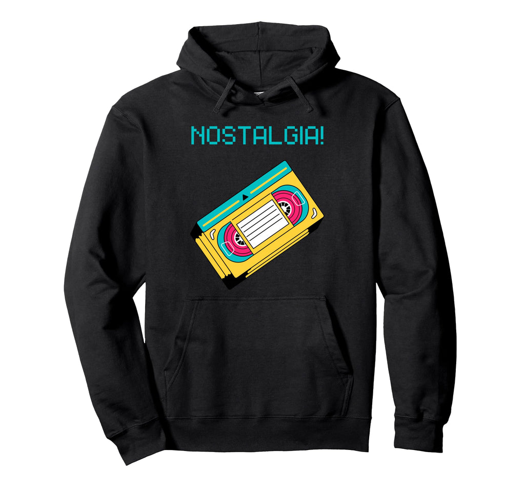 Nostalgia And 90S Cassette Tape Hoodie - Unique Graphic Unisex - T-Shirt, Sweatshirt, Hoodie