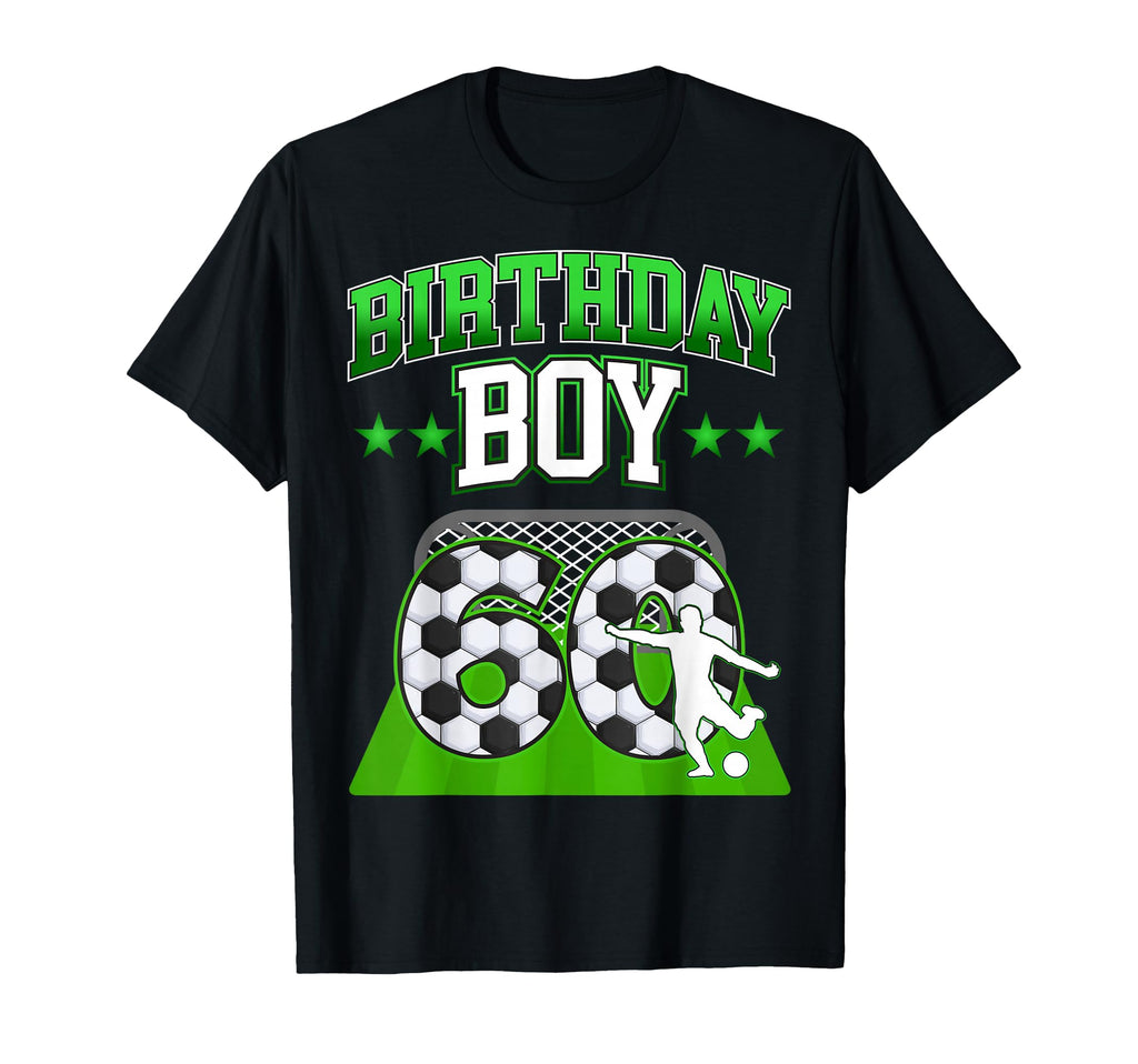 Soccer Themed Birthday Outfit 60 Year T-Shirt - Custom Art Print Men Women - T-Shirt, Sweatshirt, Hoodie