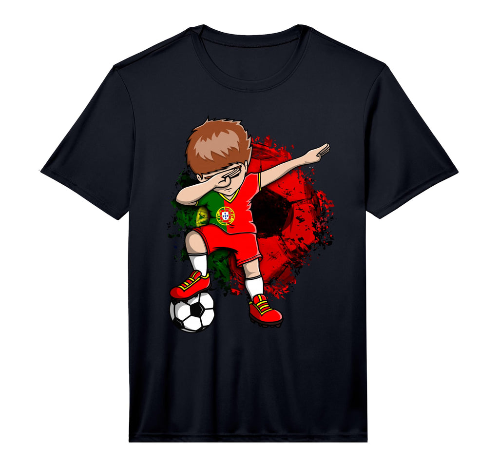 Dabbing Soccer Portugal Jersey T-Shirt - Casual Everyday Wear Unisex - T-Shirt, Sweatshirt, Hoodie