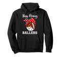 Busy Raising Ballers Volleyball Hoodie - Streetwear Style for Adults - T-Shirt, Sweatshirt, Hoodie